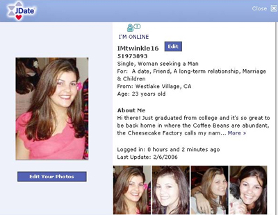 Alisonâ€™s JDate Profile