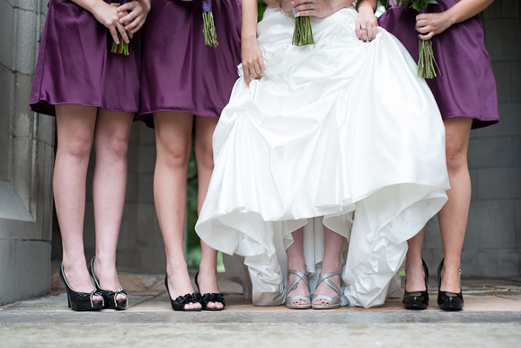 Close but no cigar. We have a closed toe pump, a platform peep toe, and a simple strapped open toe heel. There are too many different styles and they're all so unique that they fight each other.